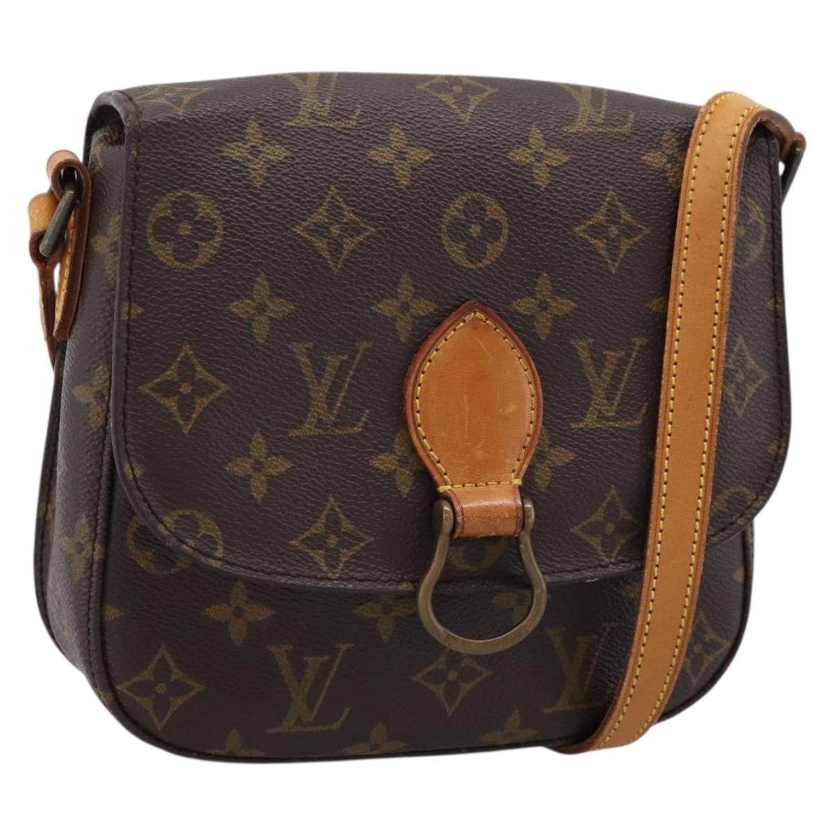 LOUIS VUITTON Monogram Saint Cloud MM Shoulder Bag M51243 LV Auth 199536