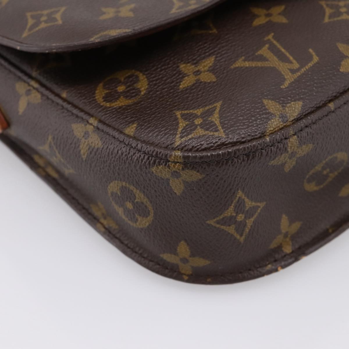 LOUIS VUITTON Monogram Saint Cloud MM Shoulder Bag M51243 LV Auth 199536