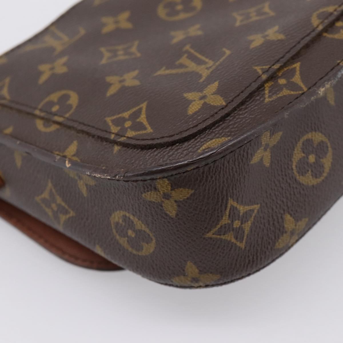 LOUIS VUITTON Monogram Saint Cloud MM Shoulder Bag M51243 LV Auth 199536