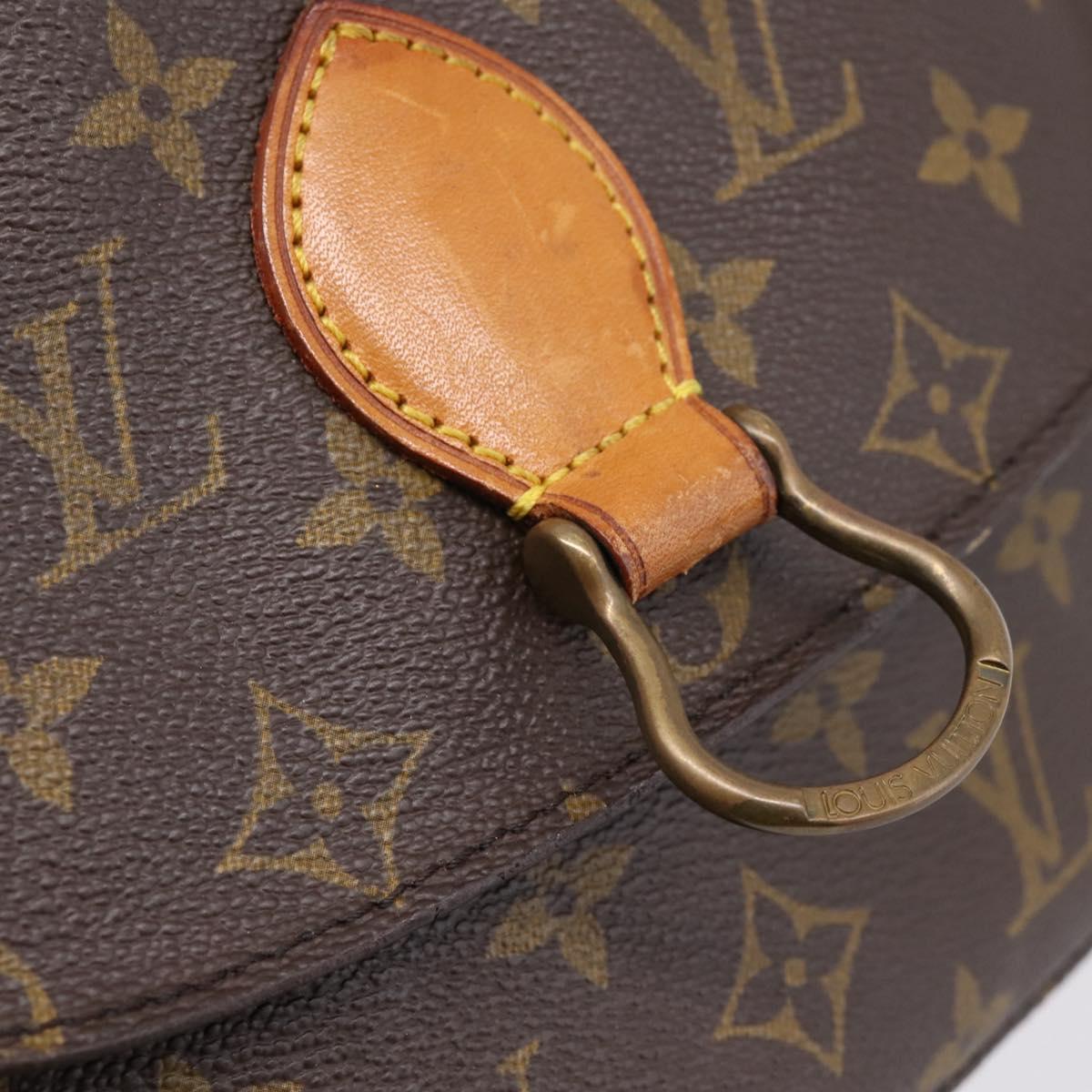 LOUIS VUITTON Monogram Saint Cloud MM Shoulder Bag M51243 LV Auth 199536