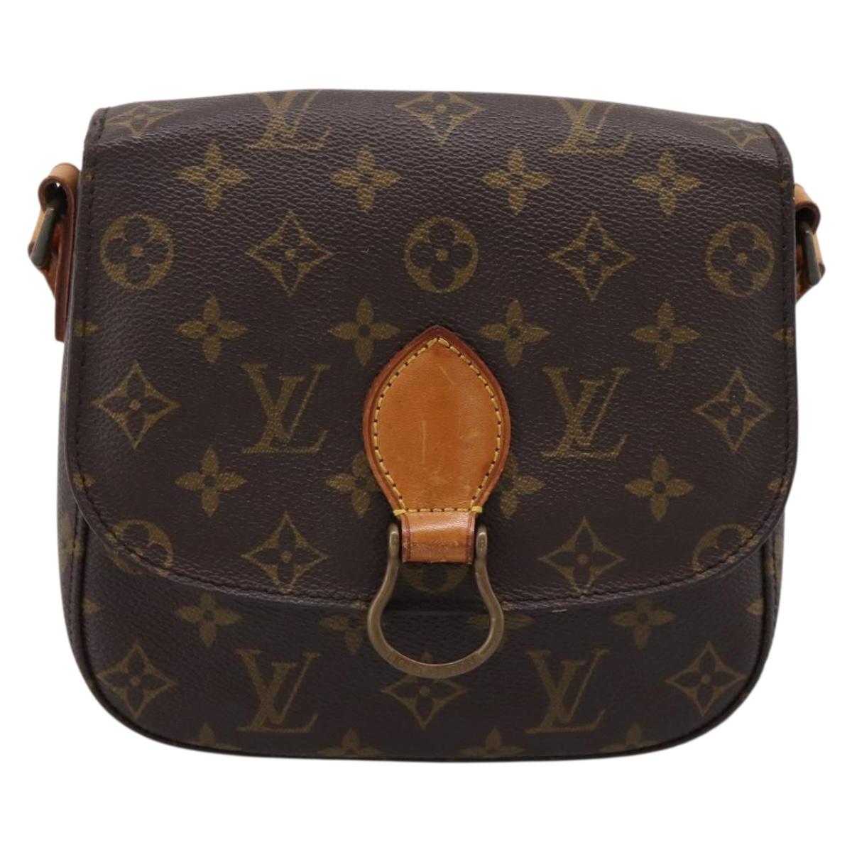 LOUIS VUITTON Monogram Saint Cloud MM Shoulder Bag M51243 LV Auth 199536