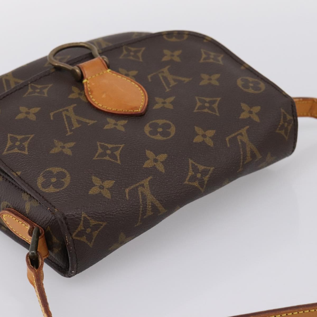 LOUIS VUITTON Monogram Saint Cloud MM Shoulder Bag M51243 LV Auth 199536