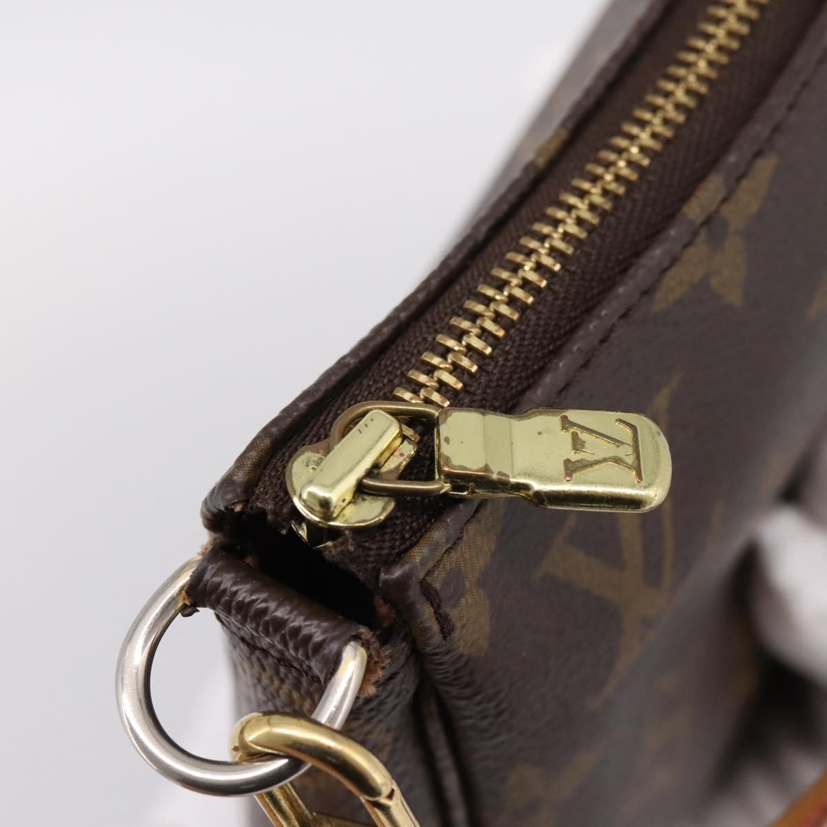 LOUIS VUITTON Monogram Pochette Accessoires Pouch M51980 LV Auth 199541A