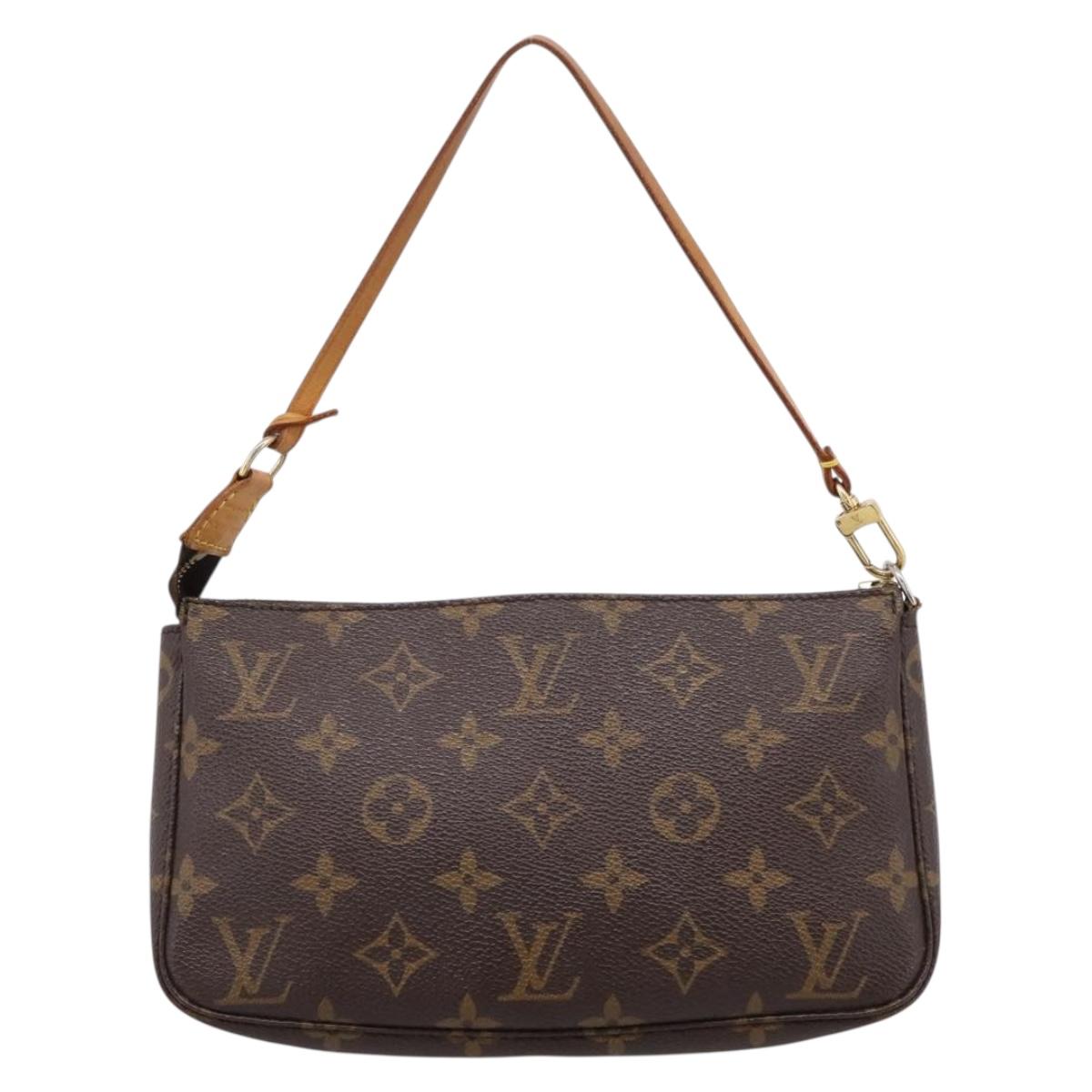 LOUIS VUITTON Monogram Pochette Accessoires Pouch M51980 LV Auth 199541A