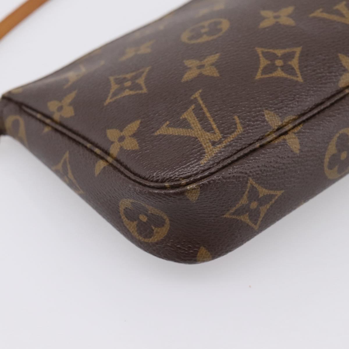 LOUIS VUITTON Monogram Pochette Accessoires Pouch M51980 LV Auth 199541A