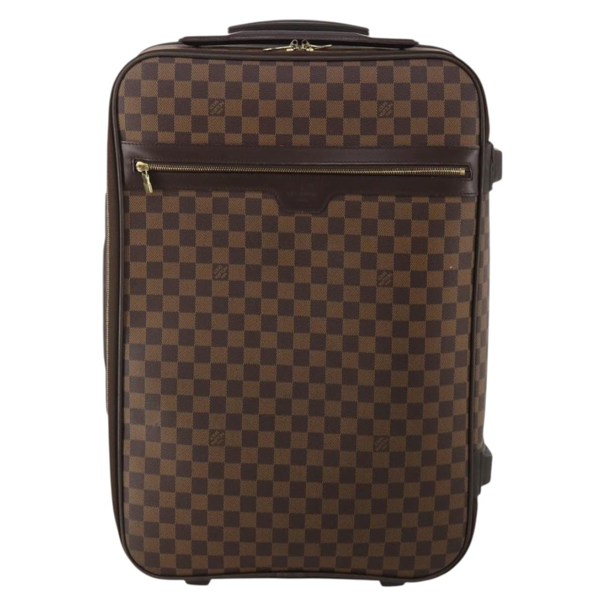 LOUIS VUITTON Damier Ebene Pegas 55 Suitcase N23294 LV Auth 199581A