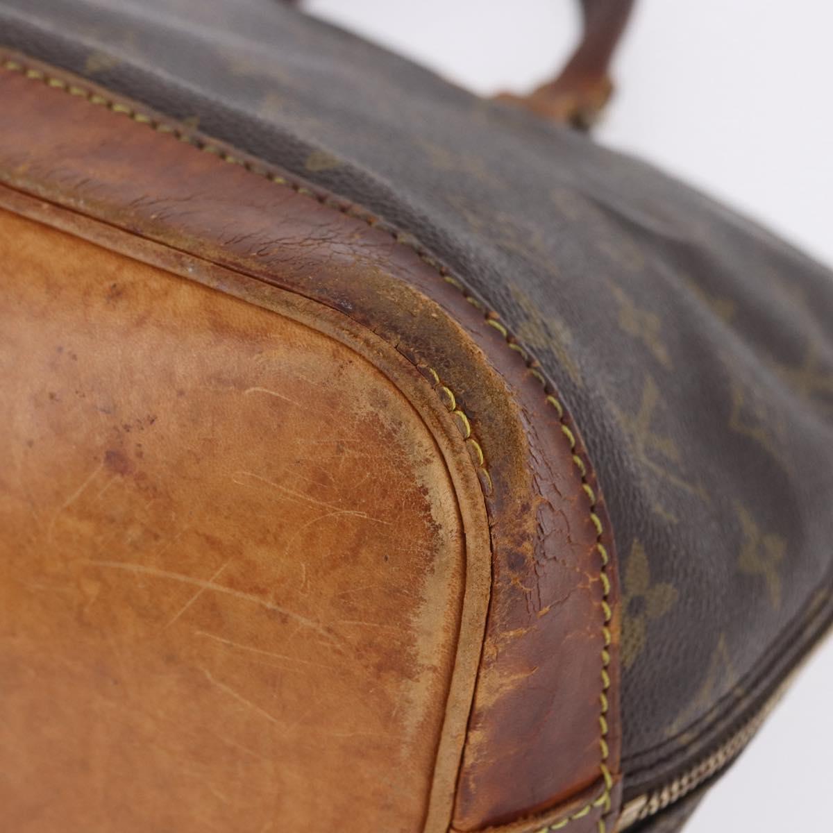 LOUIS VUITTON Monogram Alma Hand Bag M51130 LV Auth 199584