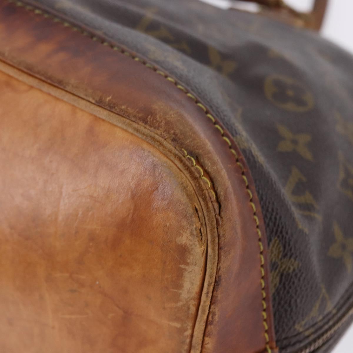 LOUIS VUITTON Monogram Alma Hand Bag M51130 LV Auth 199584