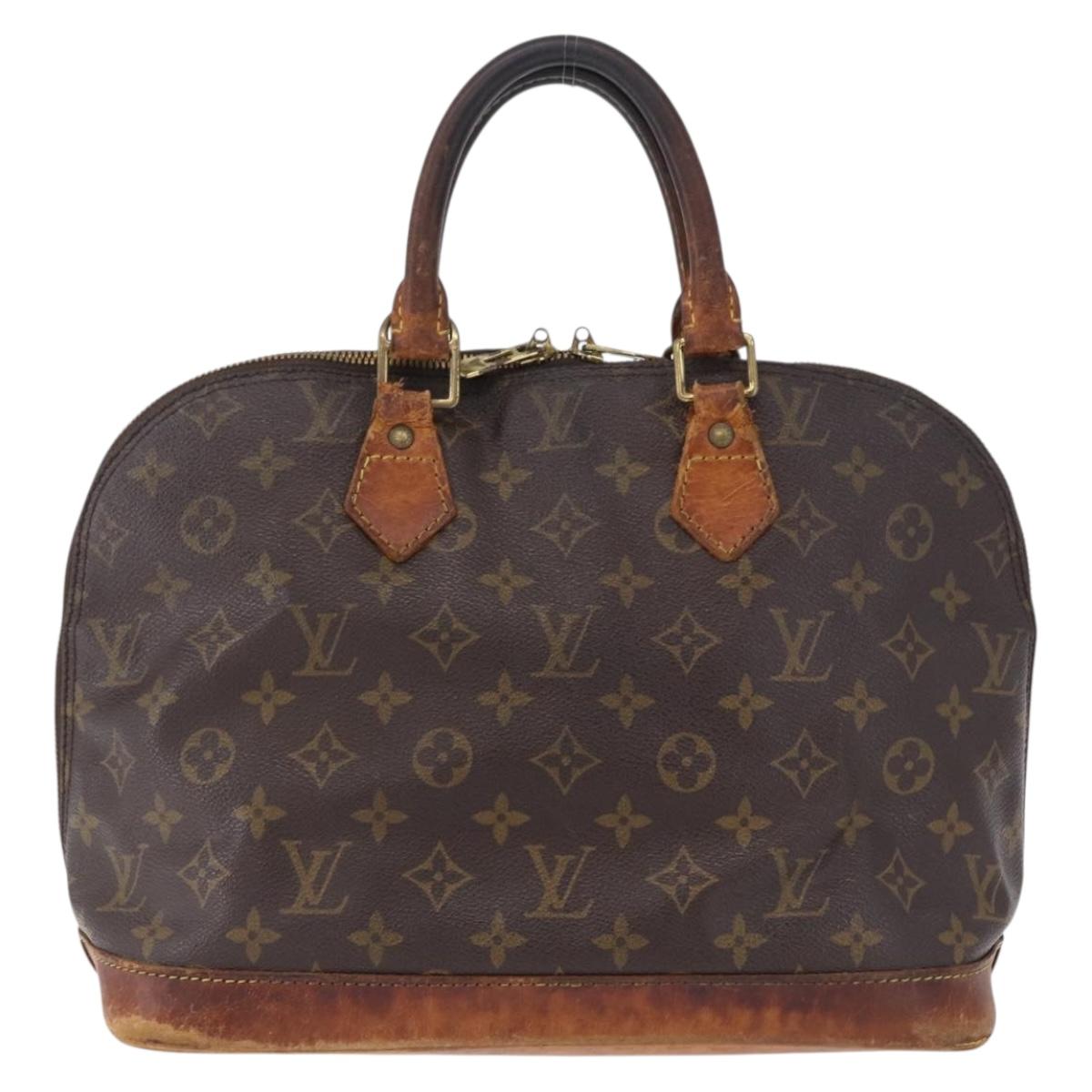 LOUIS VUITTON Monogram Alma Hand Bag M51130 LV Auth 199584