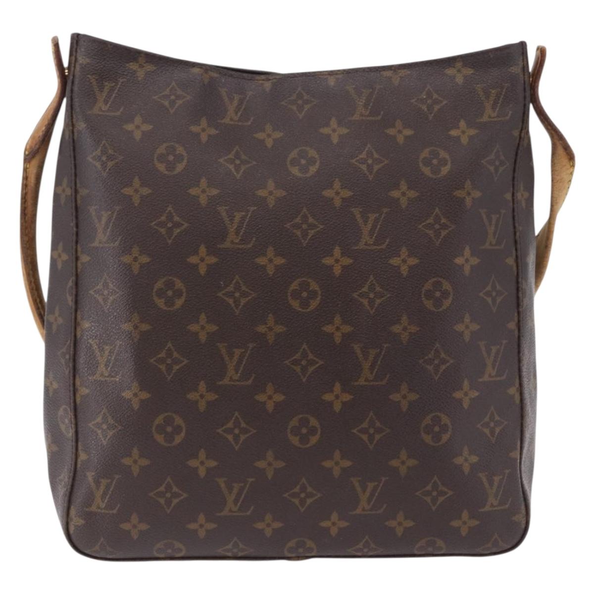 LOUIS VUITTON Monogram Looping GM Shoulder Bag M51145 LV Auth 199613