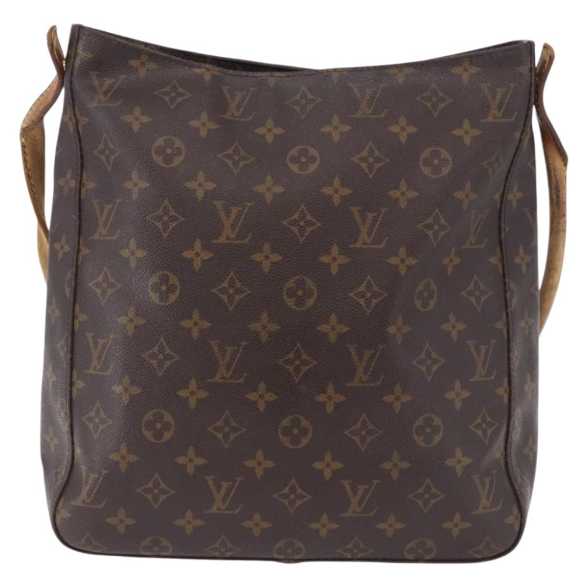 LOUIS VUITTON Monogram Looping GM Shoulder Bag M51145 LV Auth 199613