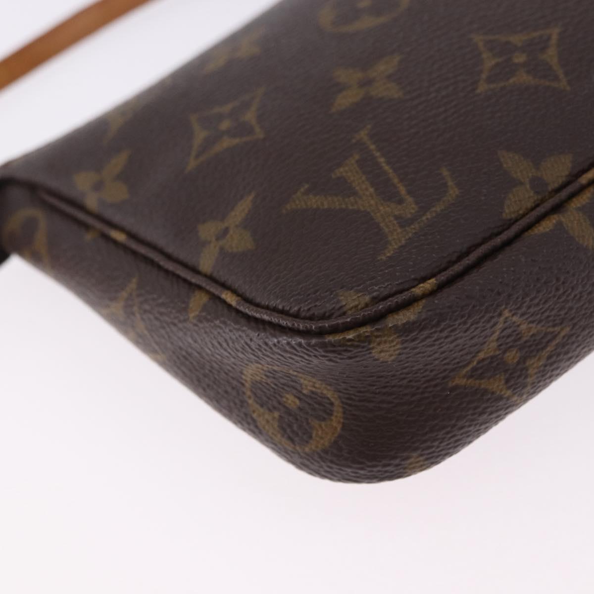 LOUIS VUITTON Monogram Pochette Accessoires Pouch M51980 LV Auth 199614V