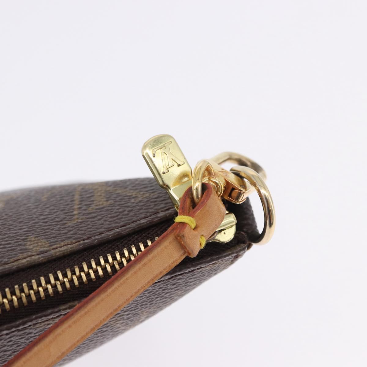 LOUIS VUITTON Monogram Pochette Accessoires Pouch M51980 LV Auth 199614V