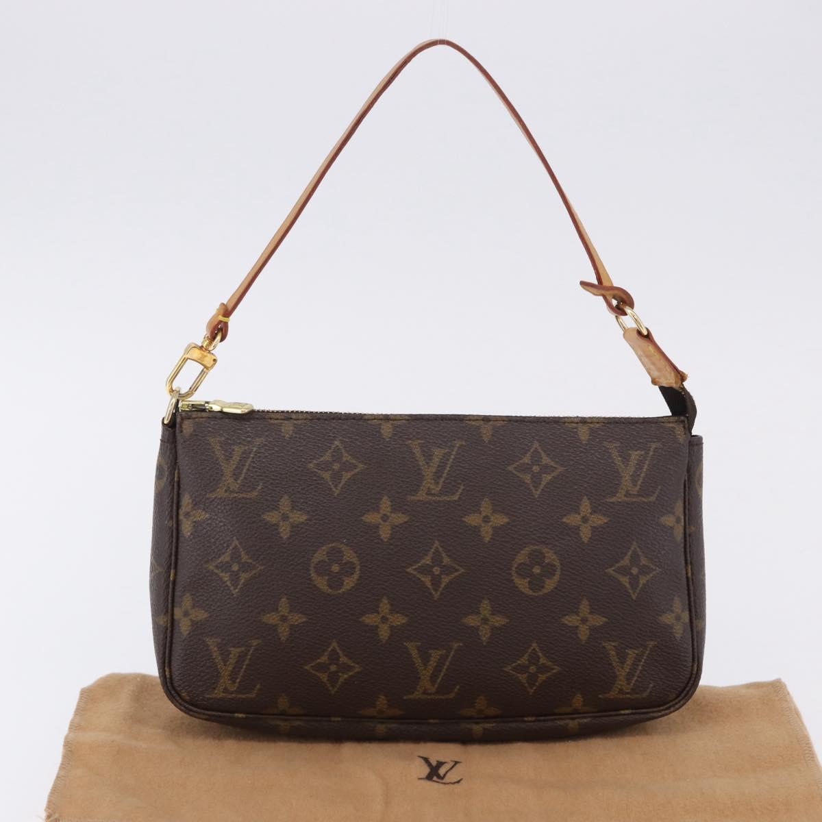 LOUIS VUITTON Monogram Pochette Accessoires Pouch M51980 LV Auth 199614V