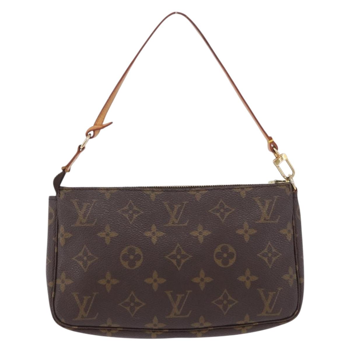 LOUIS VUITTON Monogram Pochette Accessoires Pouch M51980 LV Auth 199614V
