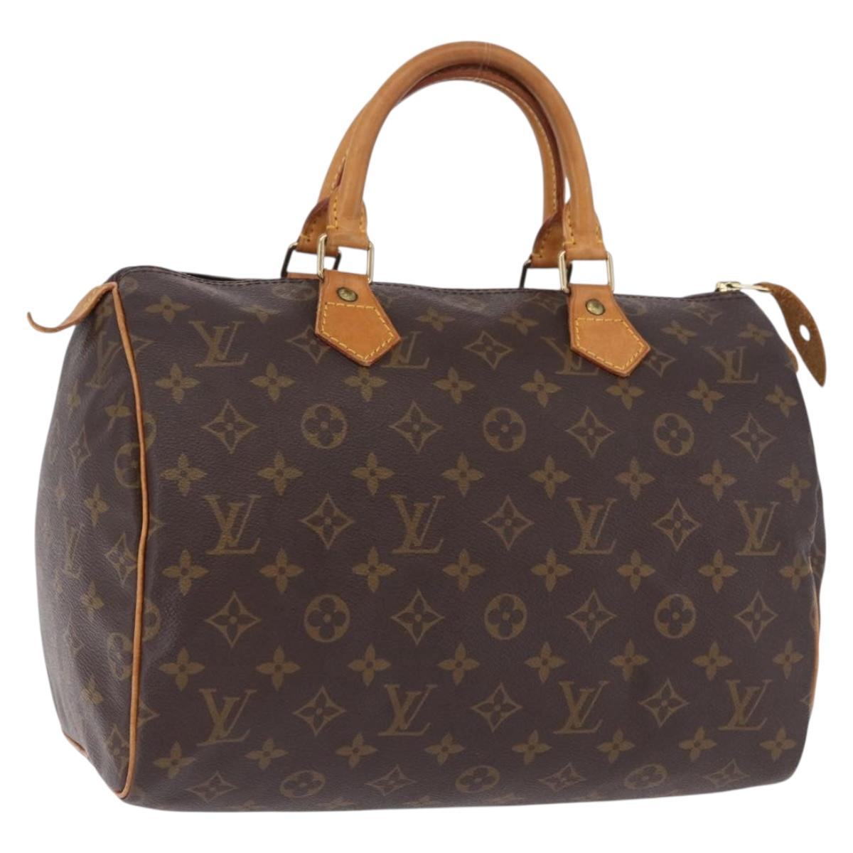 LOUIS VUITTON Monogram Speedy 30 Hand Bag M41526 LV Auth 199625A