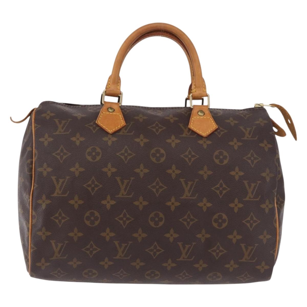 LOUIS VUITTON Monogram Speedy 30 Hand Bag M41526 LV Auth 199625A