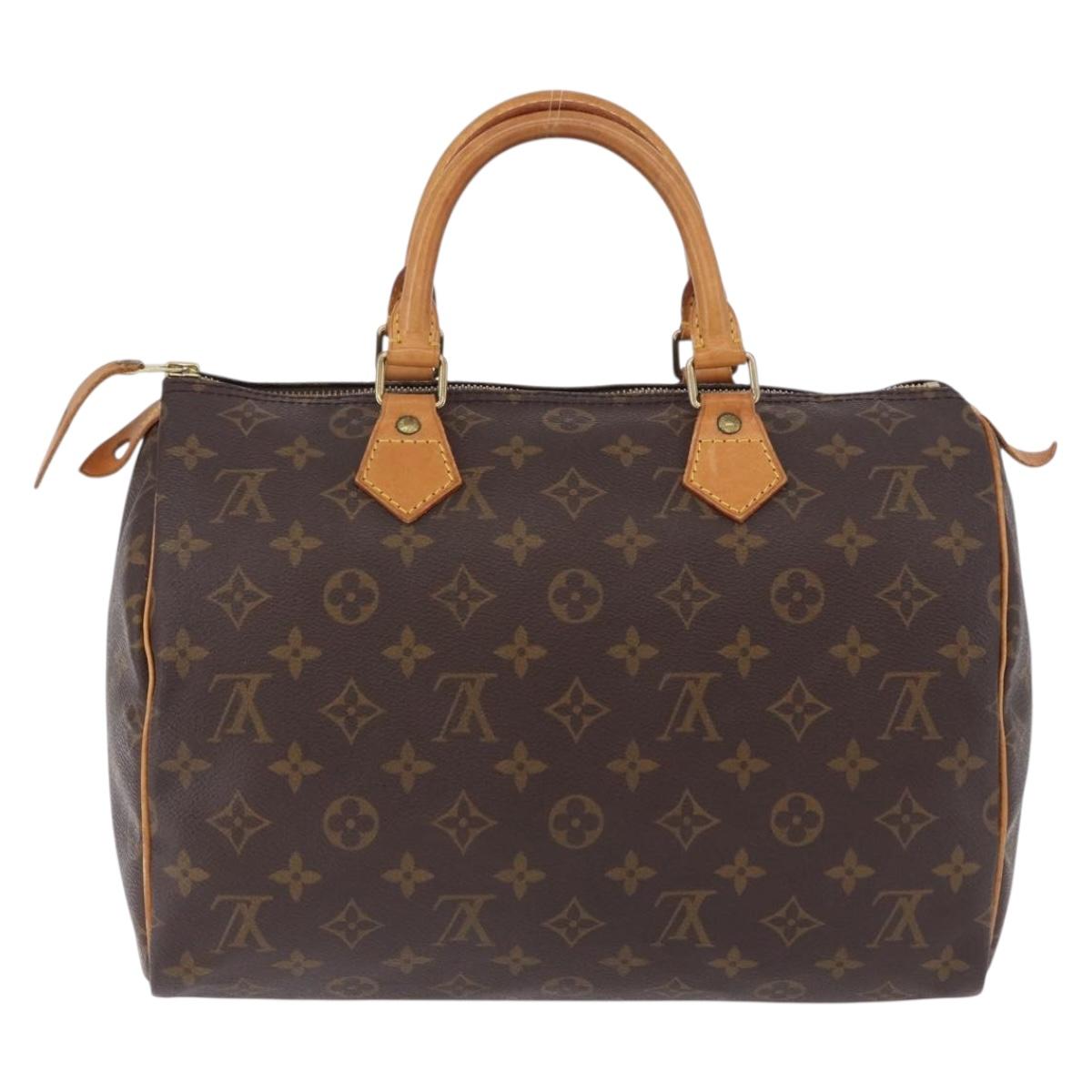 LOUIS VUITTON Monogram Speedy 30 Hand Bag M41526 LV Auth 199625A