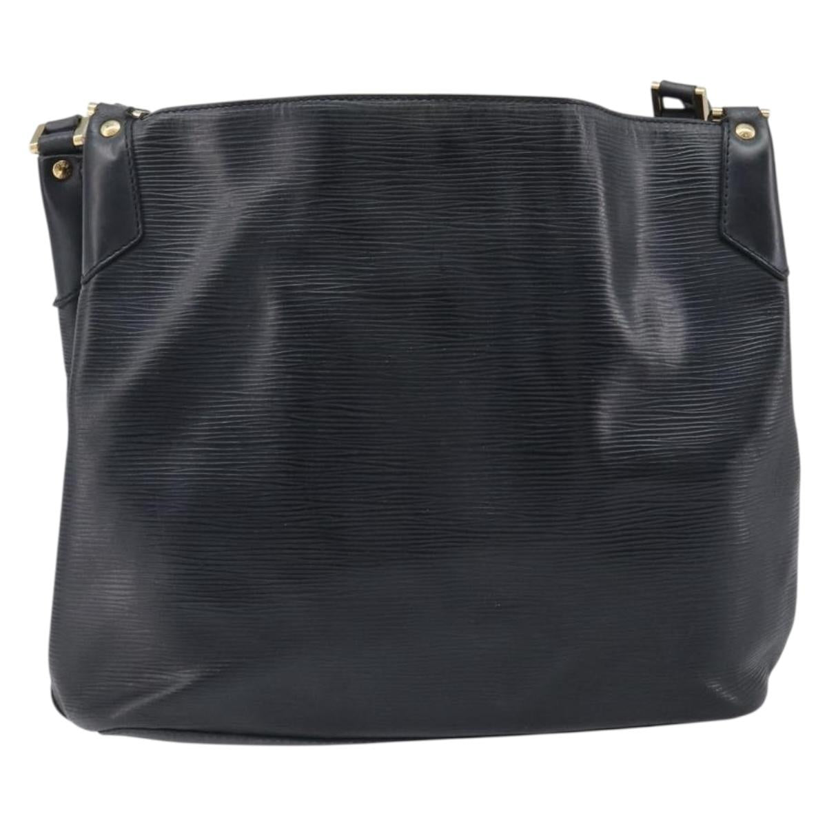 LOUIS VUITTON Epi Mandala MM Shoulder Bag Black M58892 LV Auth 199627