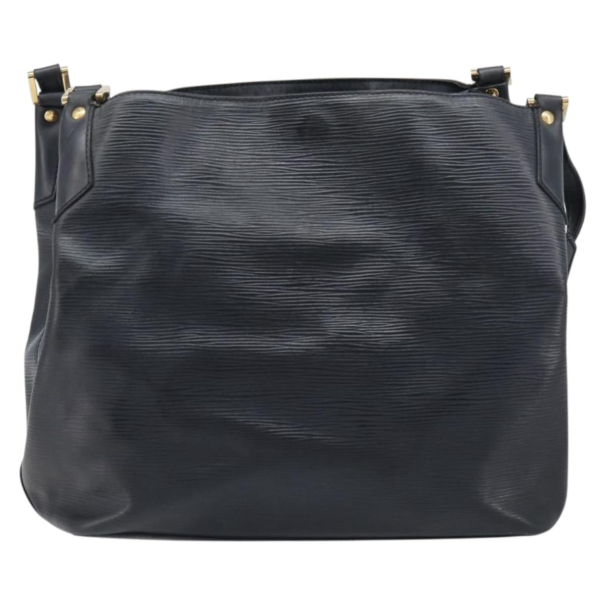 LOUIS VUITTON Epi Mandala MM Shoulder Bag Black M58892 LV Auth 199627