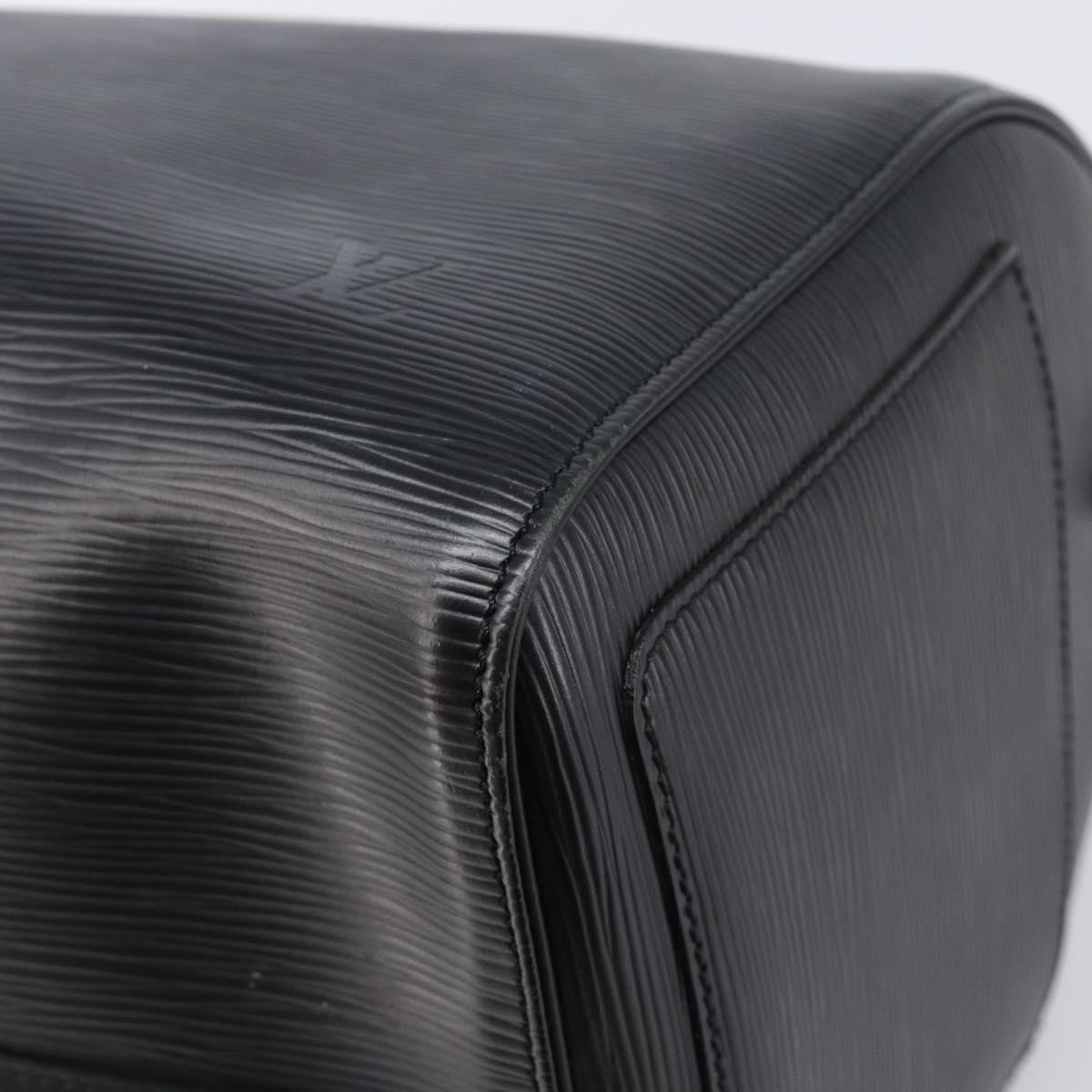 LOUIS VUITTON Epi Speedy 30 Hand Bag Noir Black M43002 LV Auth 199637V