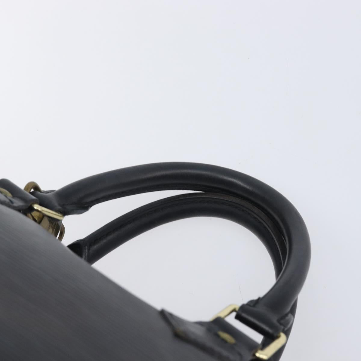 LOUIS VUITTON Epi Speedy 30 Hand Bag Noir Black M43002 LV Auth 199637V