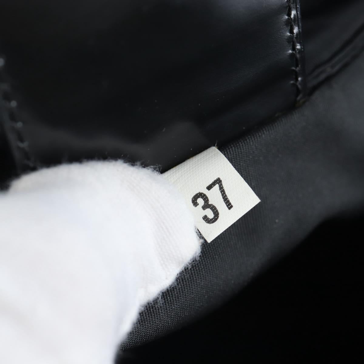 PRADA Shoulder Bag Nylon Black Silver Auth 199644V