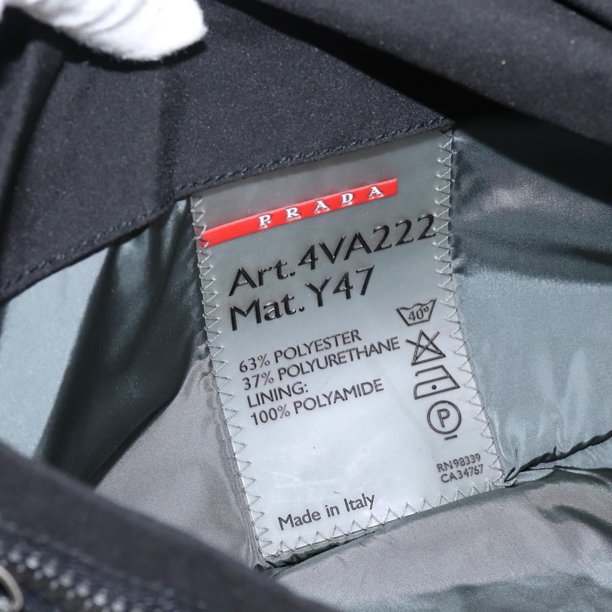PRADA PRADA Sports Shoulder Bag Nylon Black Auth 199659A