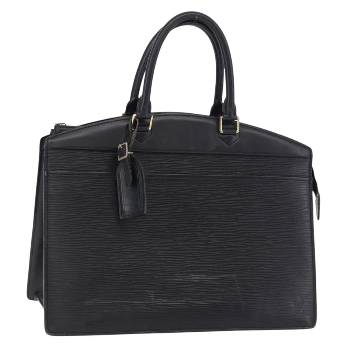 LOUIS VUITTON Epi Riviera Hand Bag Black M48182 LV Auth 199665