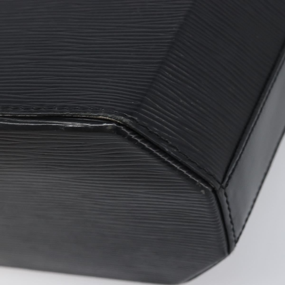 LOUIS VUITTON Epi Sax Shoulder Bag Black M80161 LV Auth 199668