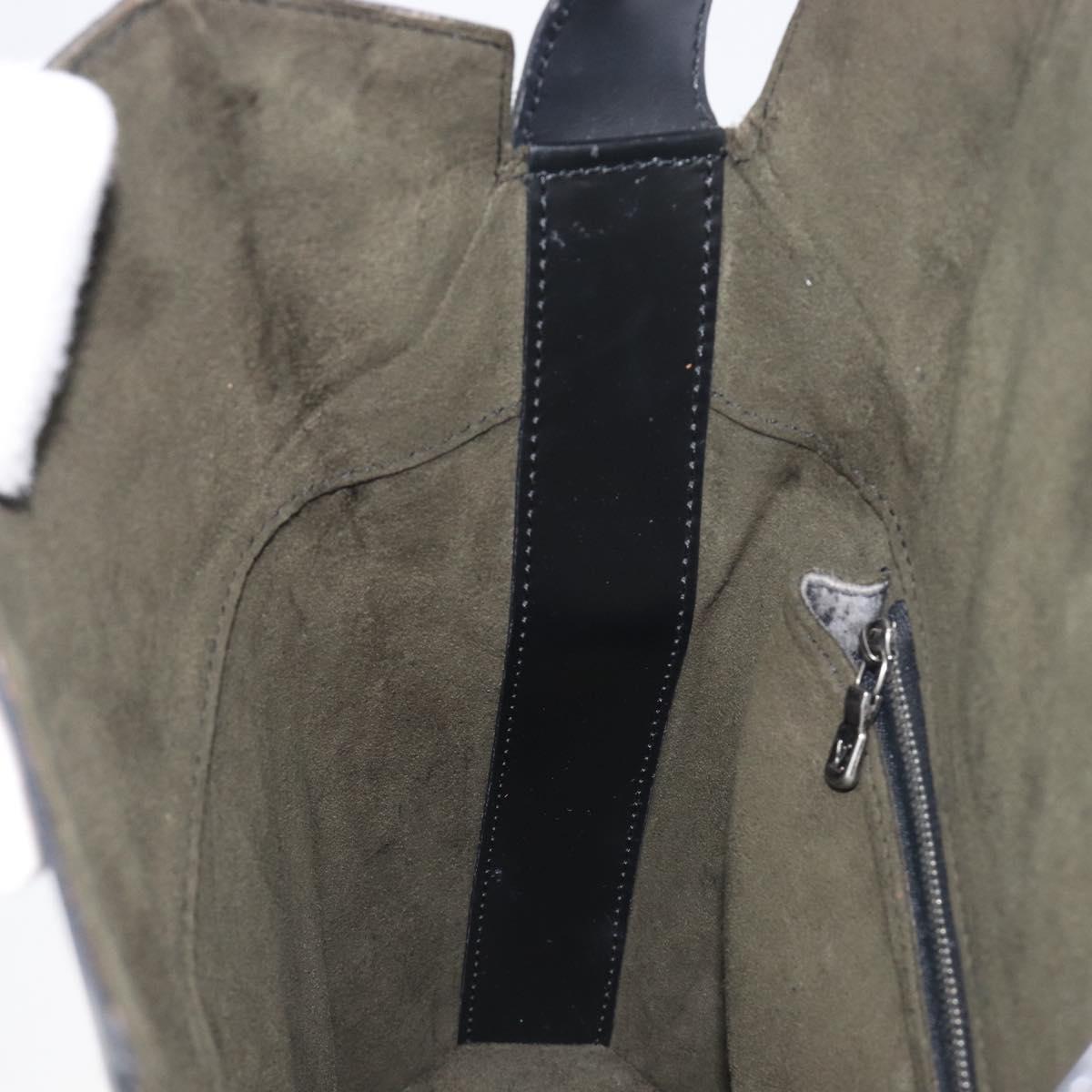 LOUIS VUITTON Epi Sax Shoulder Bag Black M80161 LV Auth 199668
