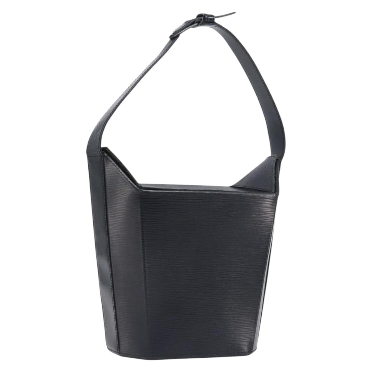 LOUIS VUITTON Epi Sax Shoulder Bag Black M80161 LV Auth 199668