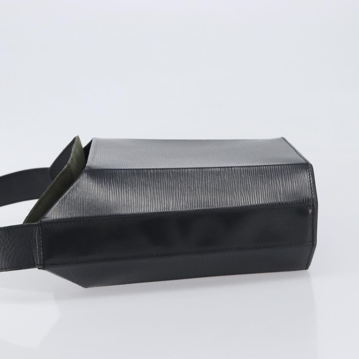 LOUIS VUITTON Epi Sax Shoulder Bag Black M80161 LV Auth 199668