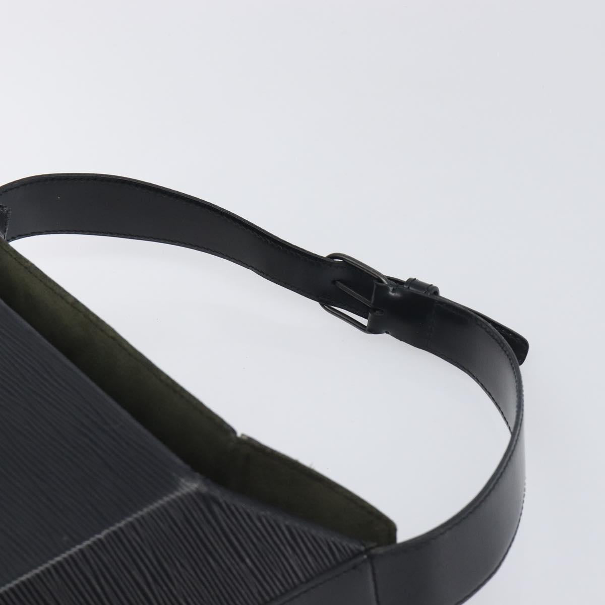 LOUIS VUITTON Epi Sax Shoulder Bag Black M80161 LV Auth 199668