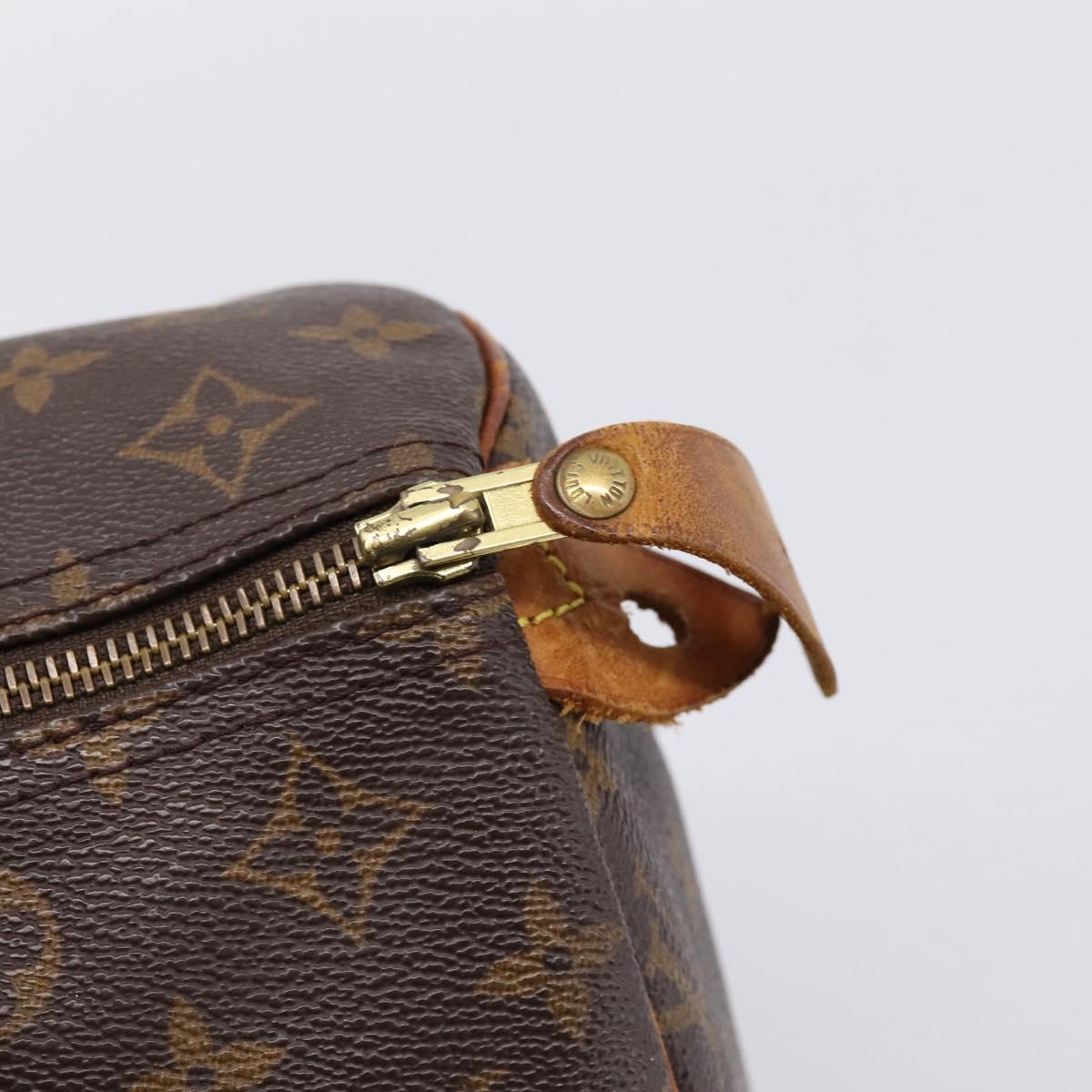 LOUIS VUITTON Monogram Speedy 30 Hand Bag M41526 LV Auth 199683