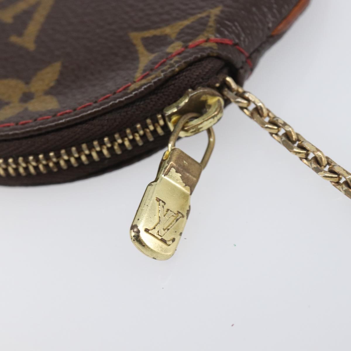 LOUIS VUITTON Monogram Cherry Porte Monnaie Ron Coin Purse M95043 Auth 199691V
