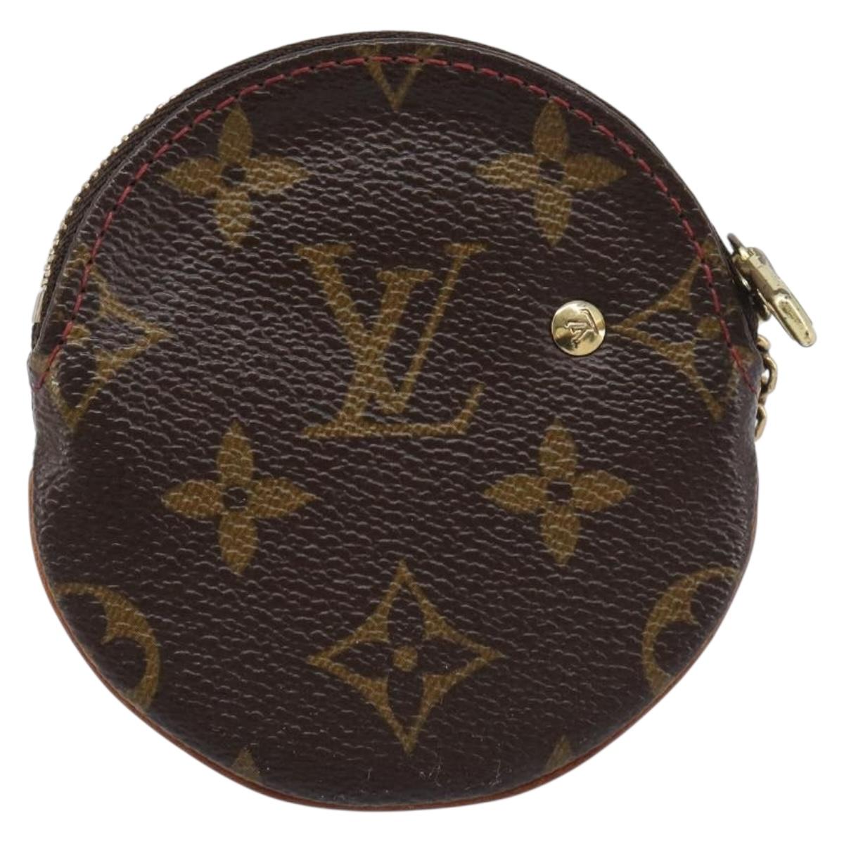 LOUIS VUITTON Monogram Cherry Porte Monnaie Ron Coin Purse M95043 Auth 199691V