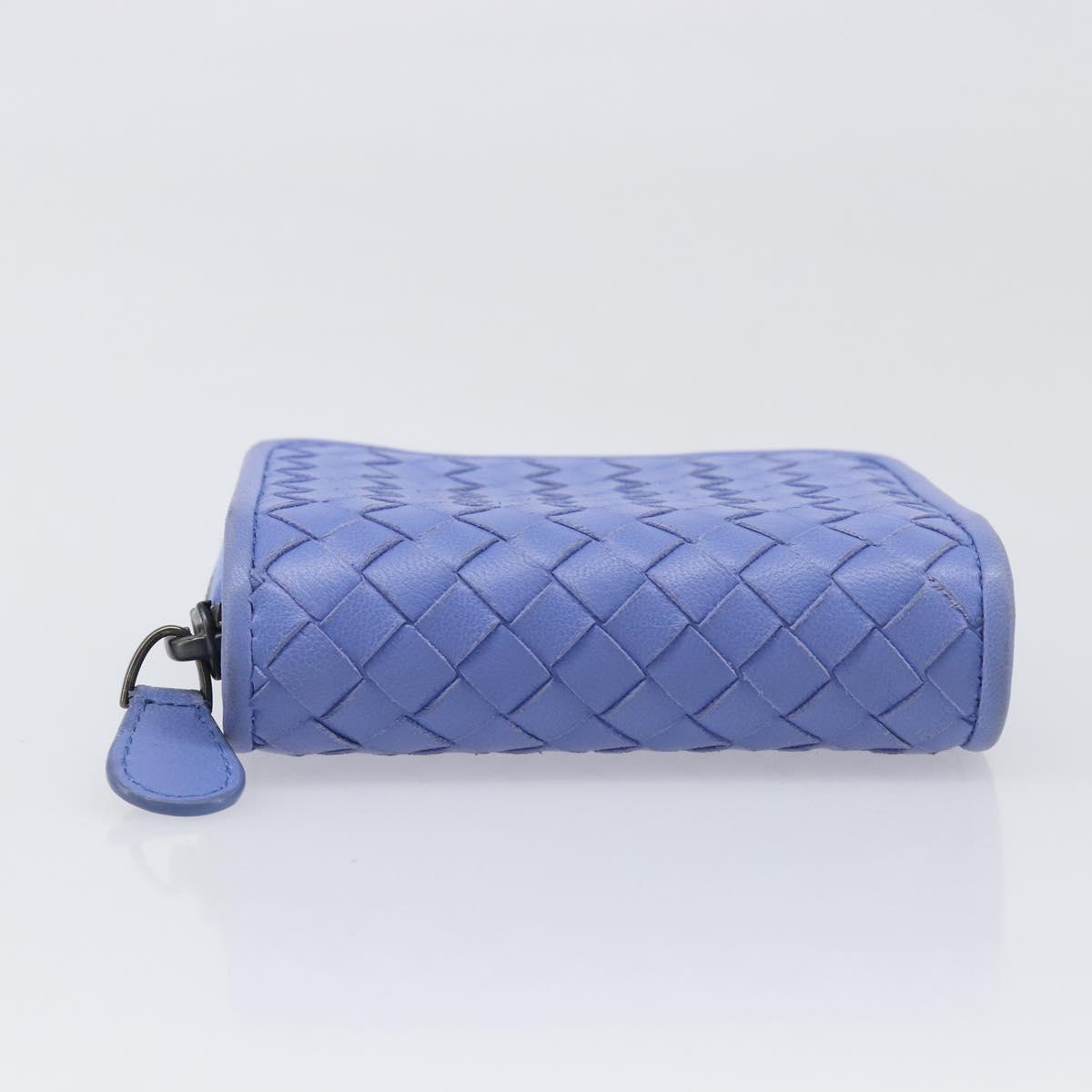 BOTTEGA VENETA INTRECCIATO Wallet Leather Light Blue Auth 199692V