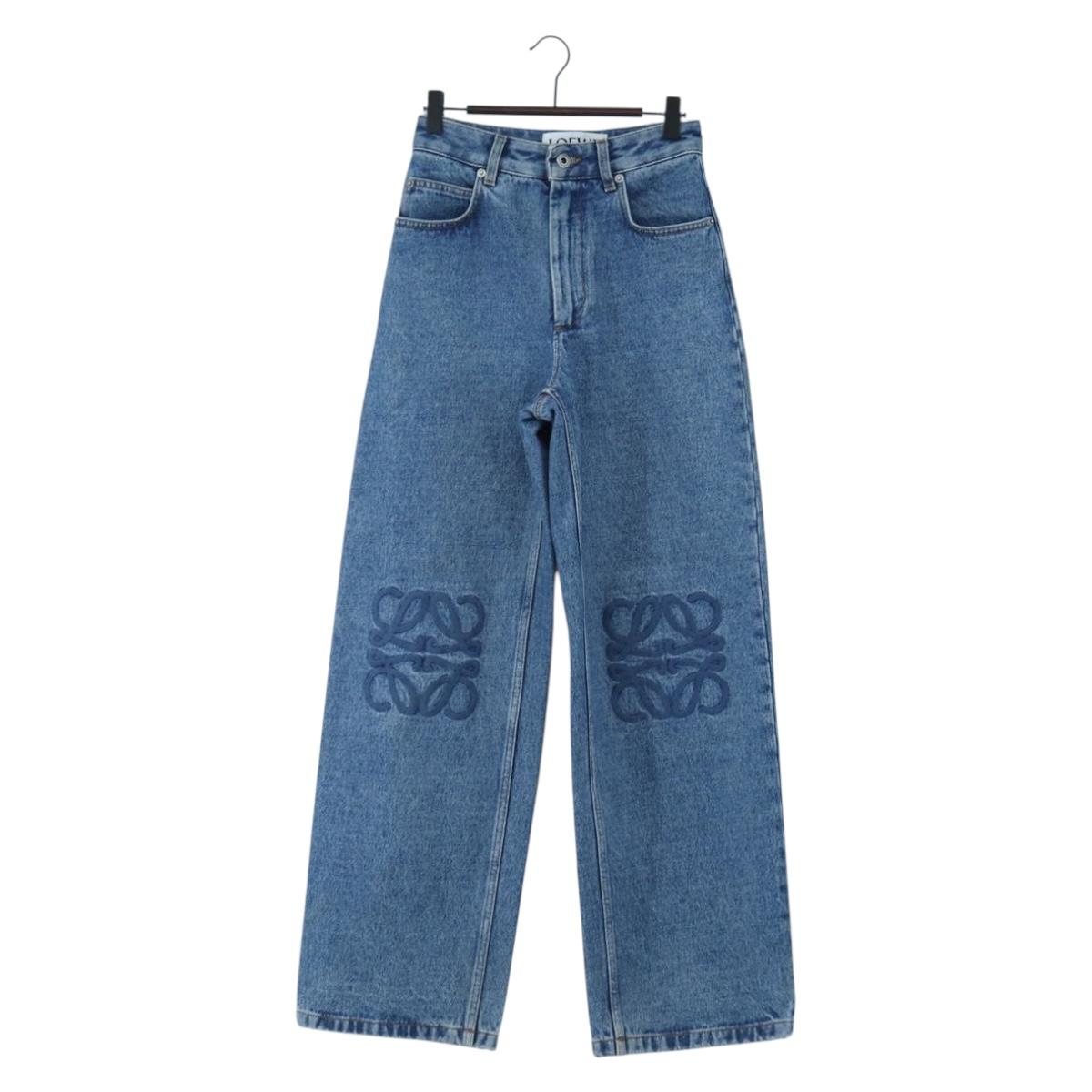 LOEWE Anagram Jeans Pants Denim 32 Blue Auth 199699M