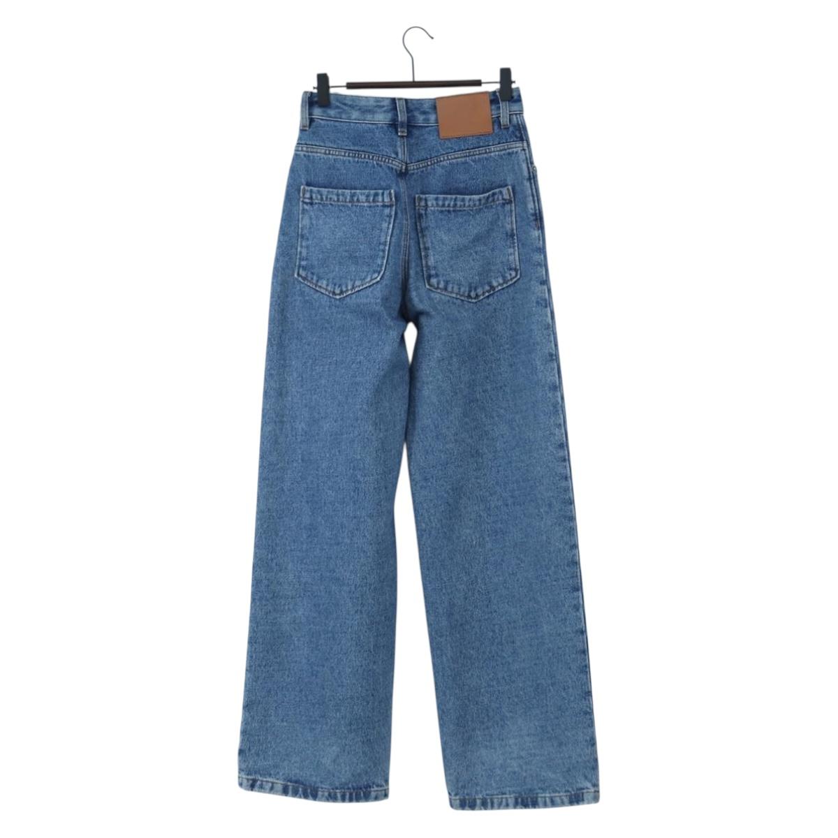 LOEWE Anagram Jeans Pants Denim 32 Blue Auth 199699M