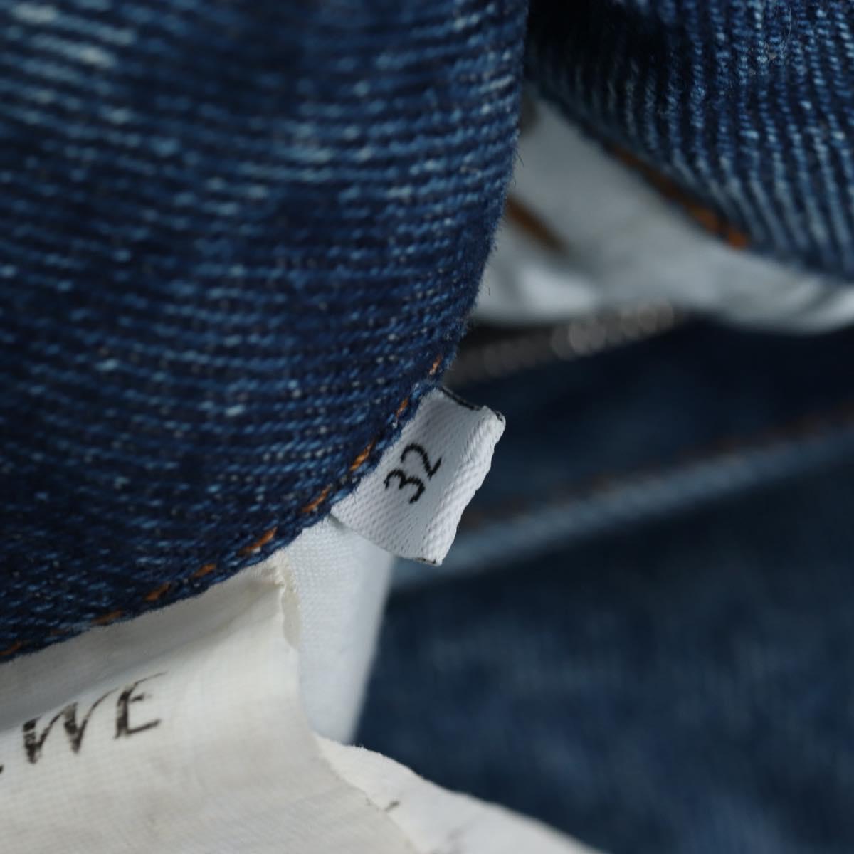 LOEWE Anagram Jeans Pants Denim 32 Blue Auth 199699M