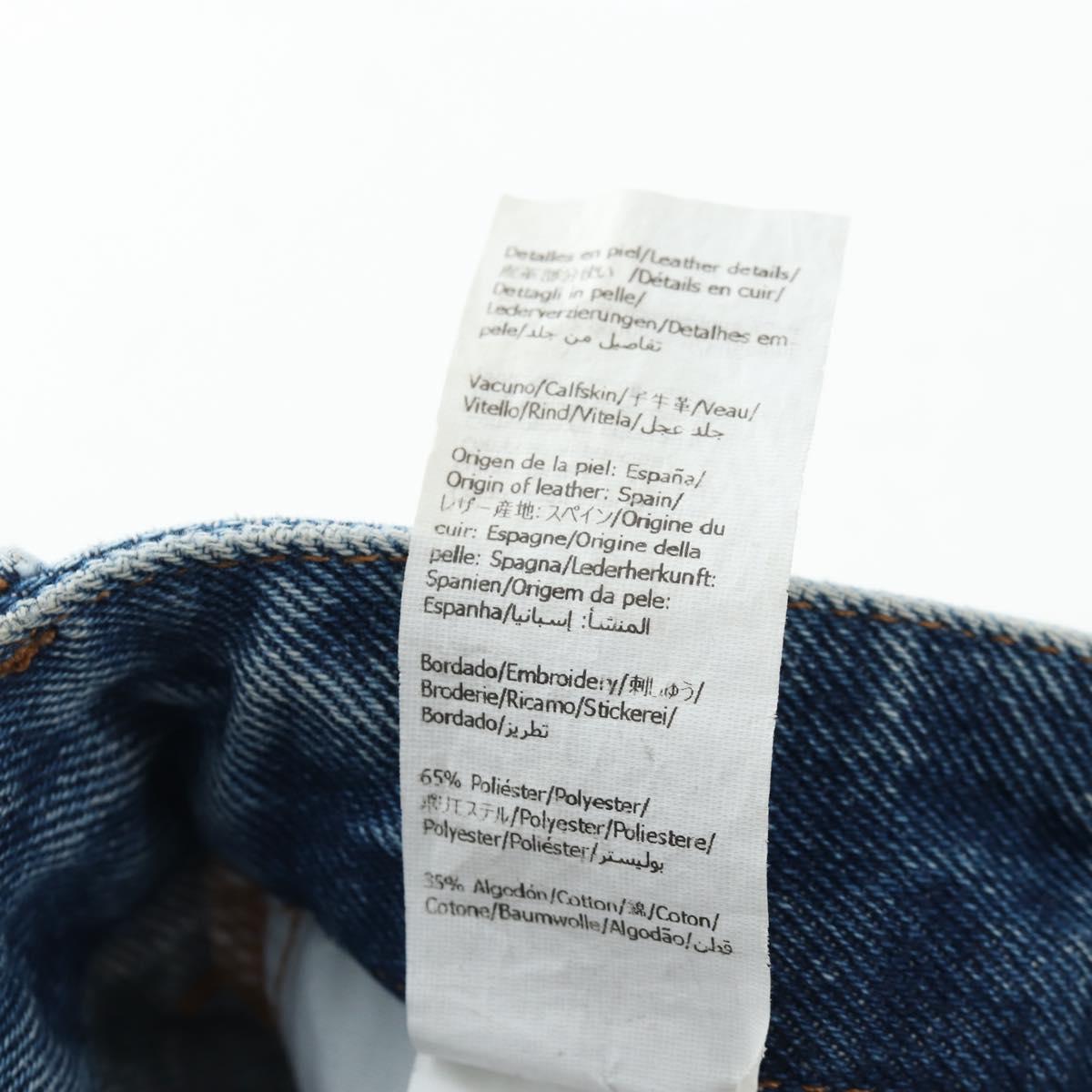 LOEWE Anagram Jeans Pants Denim 32 Blue Auth 199699M