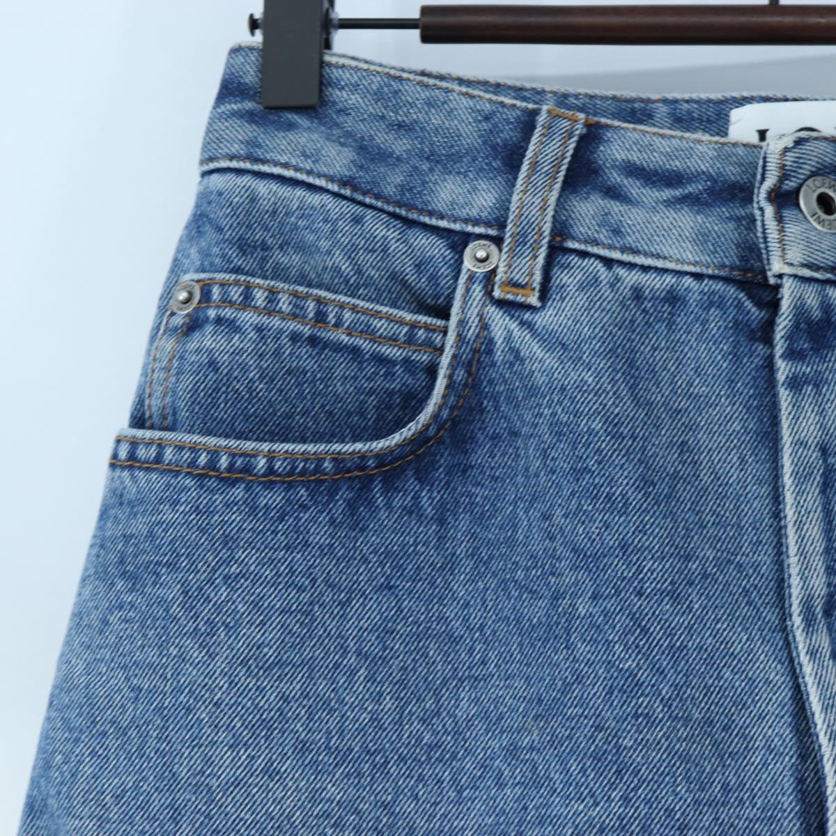 LOEWE Anagram Jeans Pants Denim 32 Blue Auth 199699M