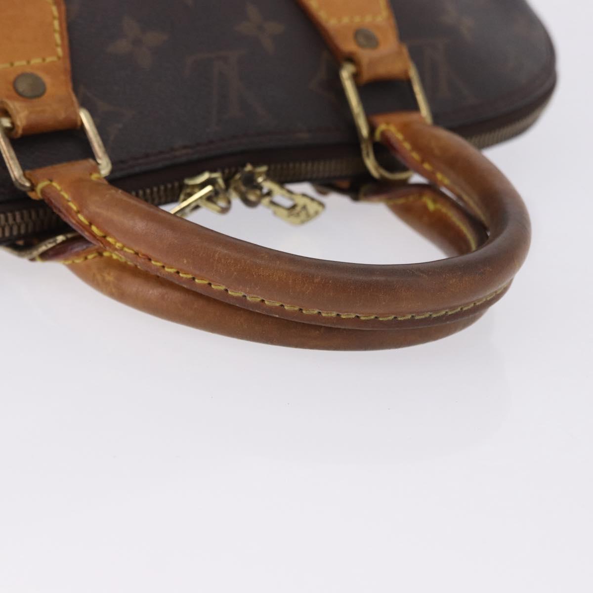 LOUIS VUITTON Monogram Alma Hand Bag M51130 LV Auth 199781