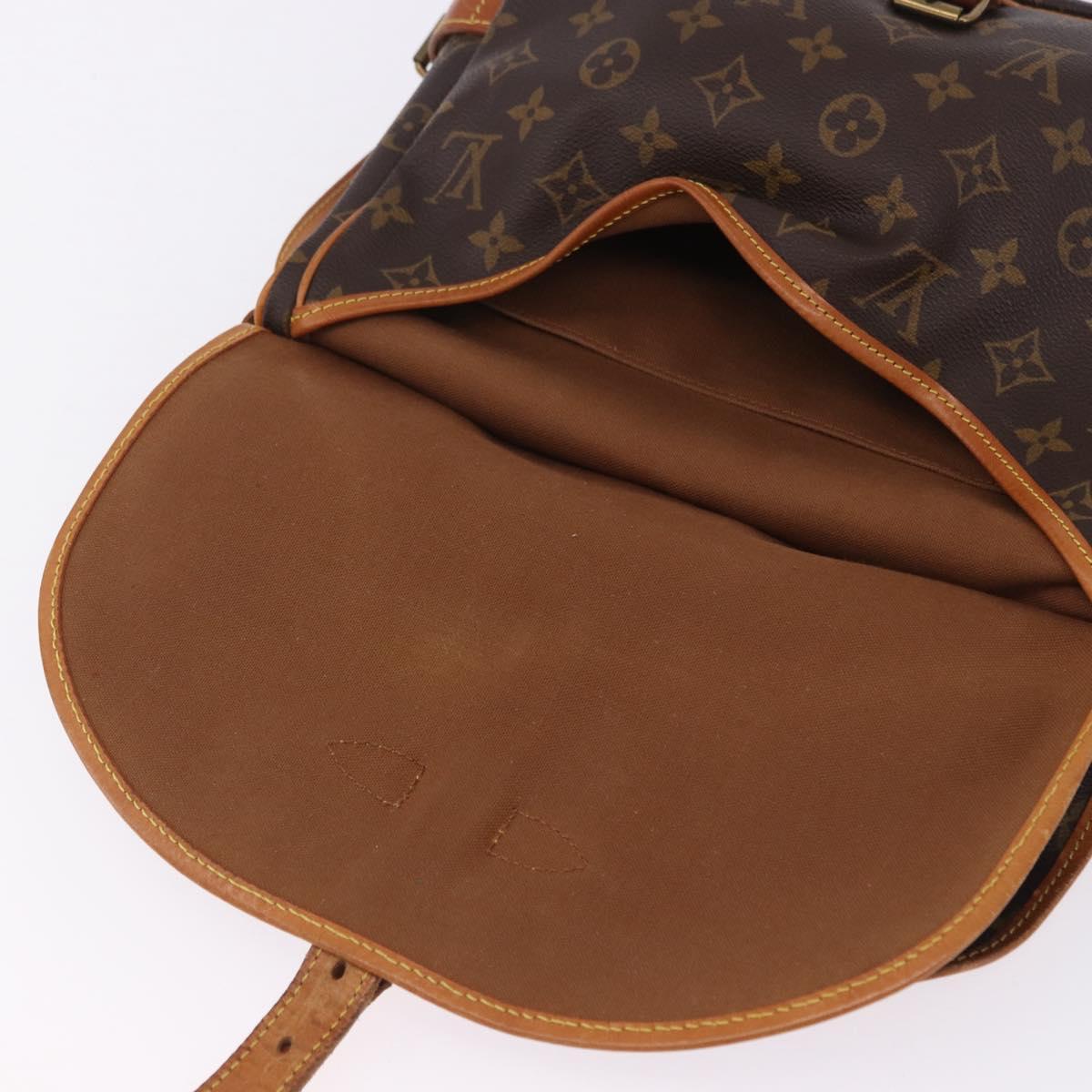 LOUIS VUITTON Monogram Saumur 30 Shoulder Bag M42256 LV Auth 199805A