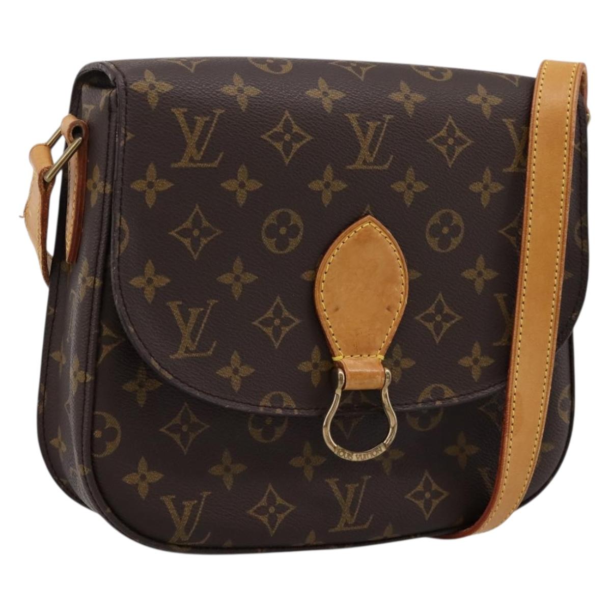 LOUIS VUITTON Monogram Saint Cloud GM Shoulder Bag M51242 LV Auth 199807A