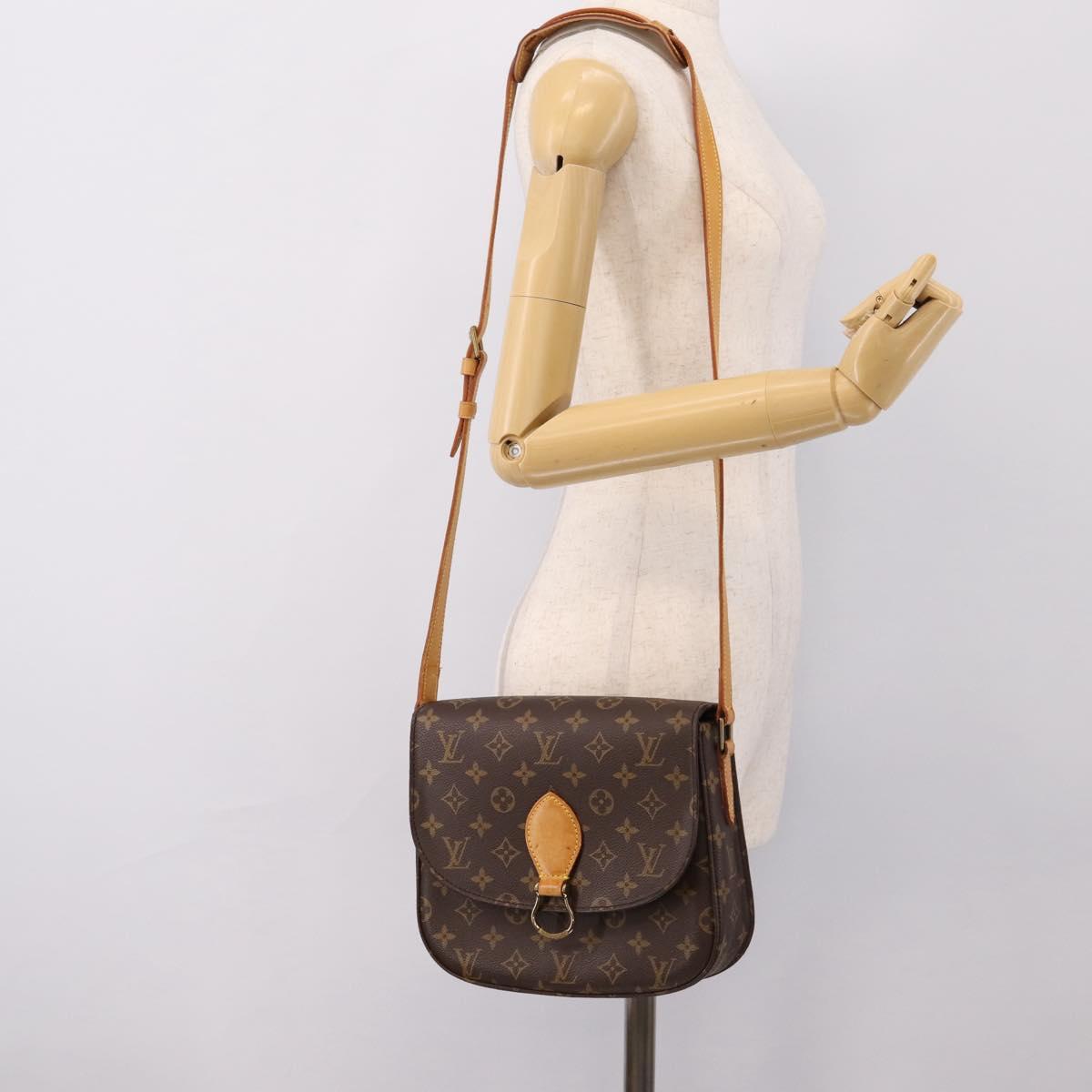 LOUIS VUITTON Monogram Saint Cloud GM Shoulder Bag M51242 LV Auth 199807A
