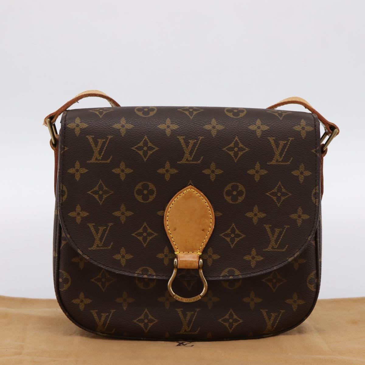 LOUIS VUITTON Monogram Saint Cloud GM Shoulder Bag M51242 LV Auth 199807A