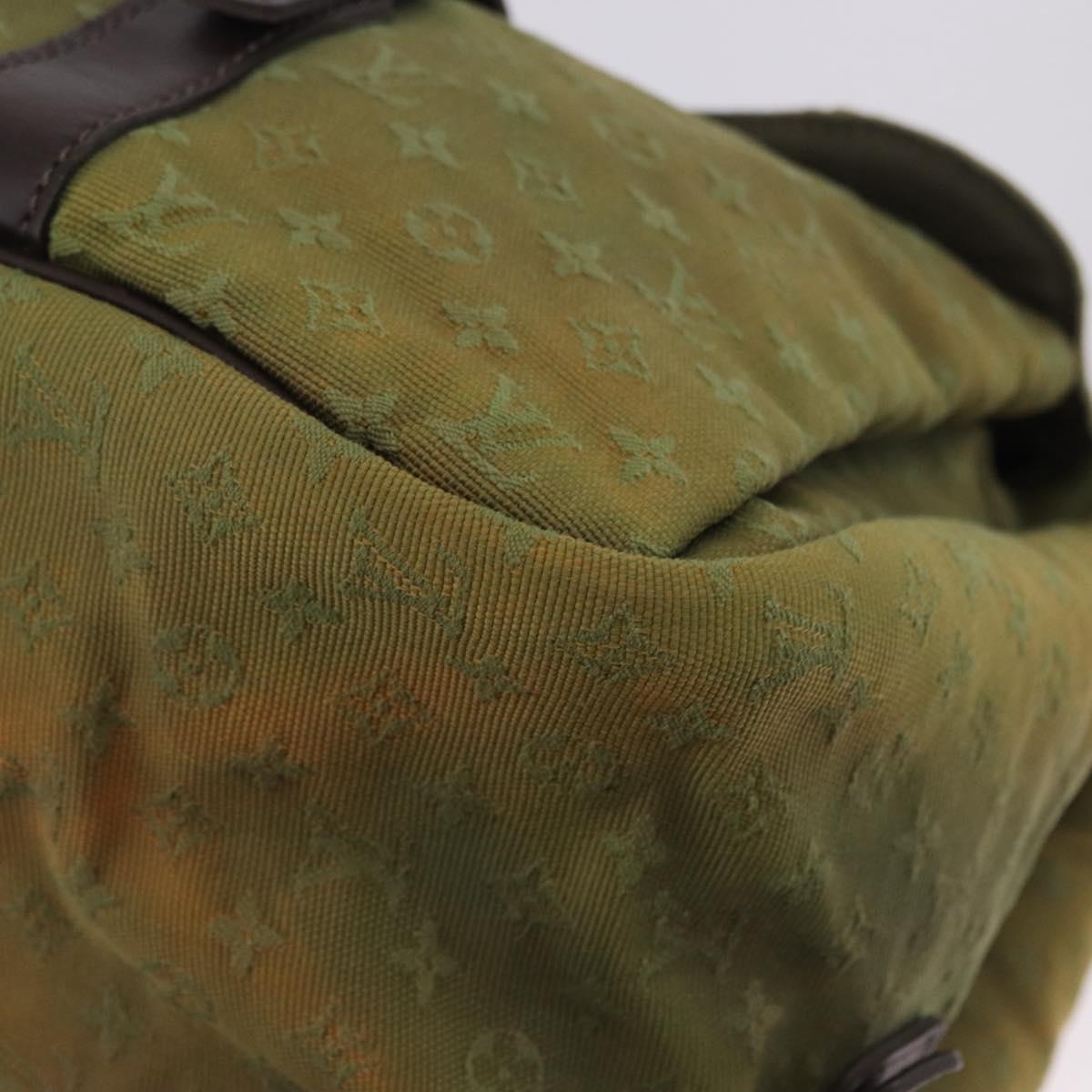 LOUIS VUITTON Monogram Mini Sac Maman Bag TST Khaki M42351 LV Auth 199817