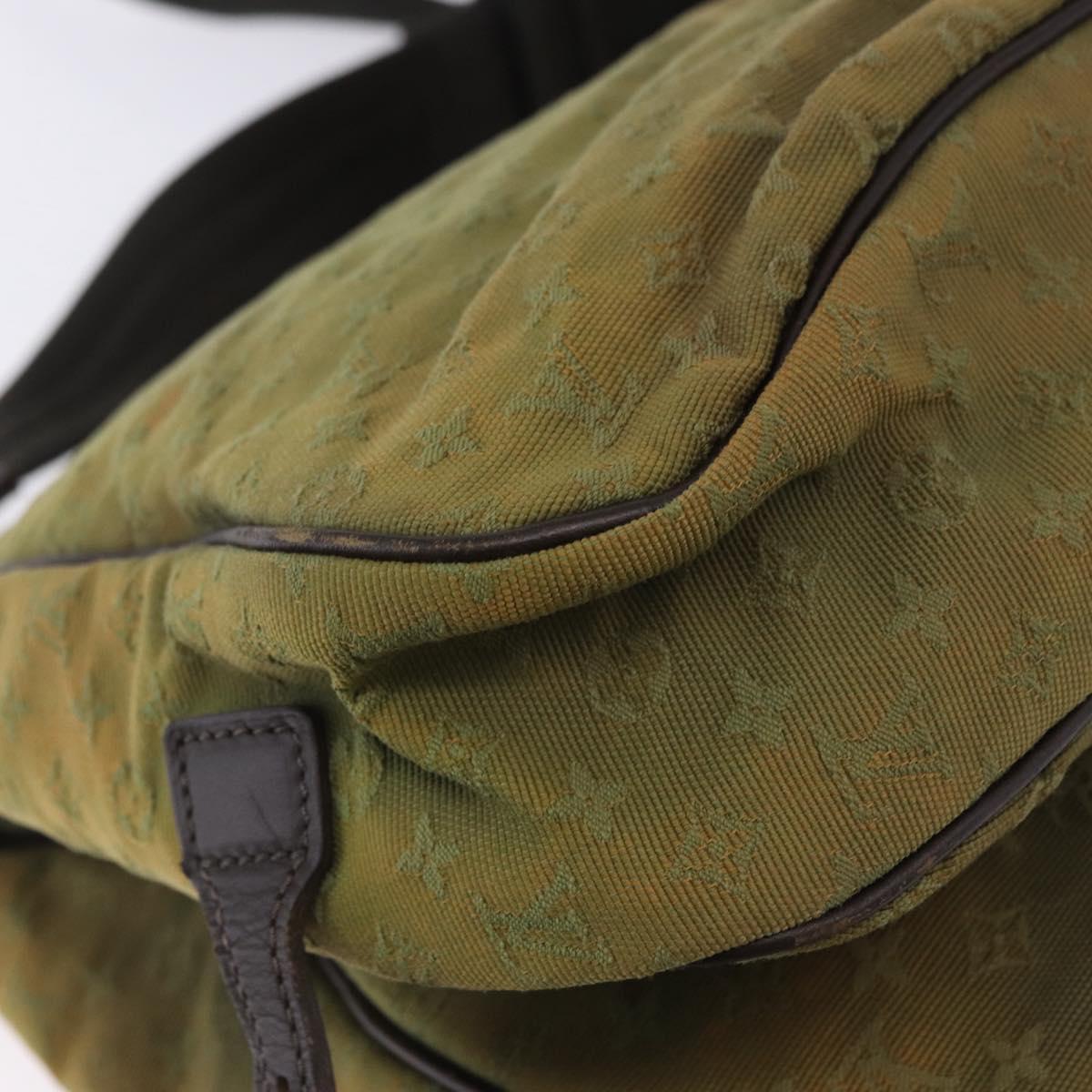 LOUIS VUITTON Monogram Mini Sac Maman Bag TST Khaki M42351 LV Auth 199817